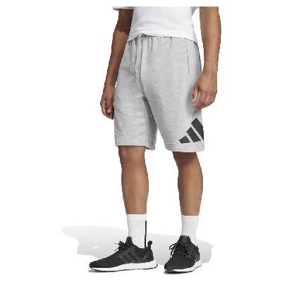 Къси панталони Adidas Essentials Big Logo French Terry shorts - Grey (Medium Grey Heather / Black)