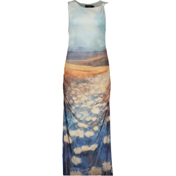 Desigual Елегантна дамска рокля desigual, Размер m, Цвят Синьо (26swvk28_az5045)