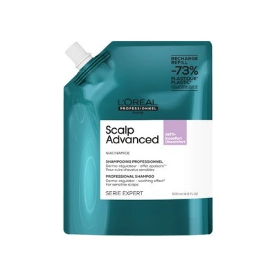 L'Oréal Professionnel Série Expert Scalp Advanced Anti Discomfort Dermo Regulator Shampoo 500 ml náhradní náplň