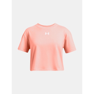 Under Armour UA CROP SPORTSTYLE LOGO SS Тениска за момичета Under Armour | Oranzhev | Момичешки | 160