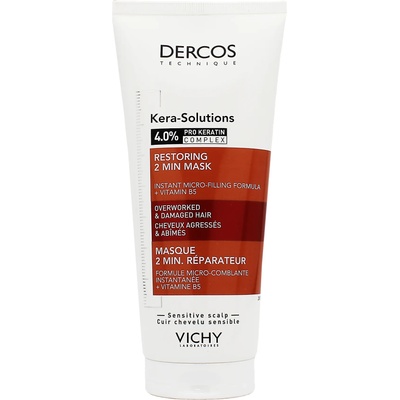 Vichy Dercos Kerasolution Conditioner And Mask подхранваща маска за коса 200 мл