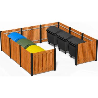 Kontejnerové stání Profi Wood 6