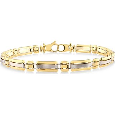 Lillian Vassago Exkluzivní náramek v kombinovaném zlatě LLV06-GB137