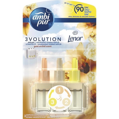 Ambi Pur 3Volution vonná náplň do odparovača Gold Orchid 20 ml