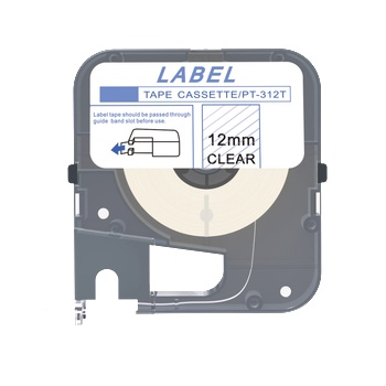 PRO-MAX Max LM-312T, 12mm x 8m, прозрачен съвместима лента (PT-312T)