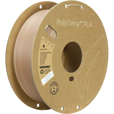 Polymaker PolyTerra Dual-Gradient PLA Wood - 1, 75 mm / 1000 g (PA04031)