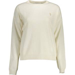 U. S. POLO Дамски пуловер us polo assn, Цвят Бял (63441-52631_bianco_101)