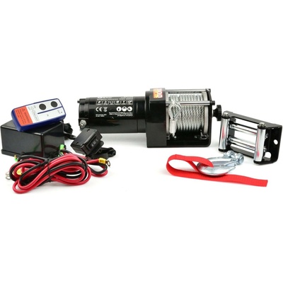 GEKO G81703 Elektrický lanový naviják 900 W/12 V, max zatížení 1,36 t, pro čtyřkolky