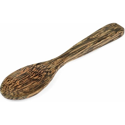 Malá lyžička 10 cm drevená, žíhaná 1 ks