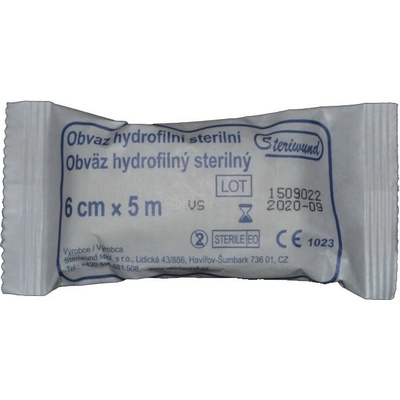 Steriwund Obväz hydrofilný sterilný 8 cm x 5 m