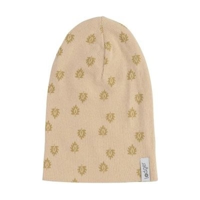 Lodger Beanie Print Rib Linen