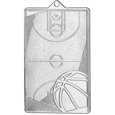 MMC7145 Basketbal : Medaila kovová strieborná