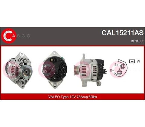Generátor CASCO CAL15211AS