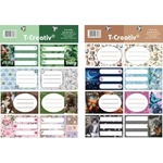 Tip-Top T-Creativ: Етикети за тетрадки „Girls - 2 x 8 бр