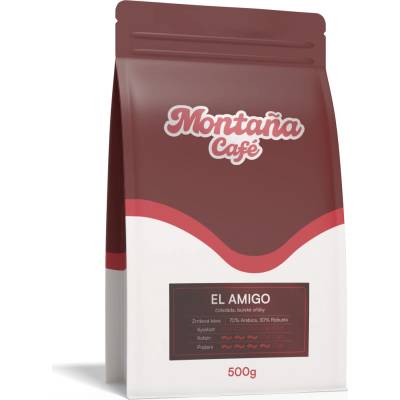 Café Montaña espresso směs 70÷30 mletá Moka konvička 1 kg