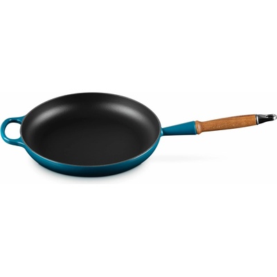 Le Creuset Pánev na smažení SIGNATURE 28 cm DEEP TEAL litina