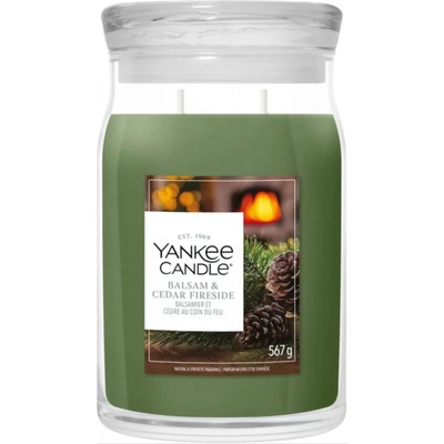 Yankee Candle Signature BALSAM & CEDAR FIRESIDE 567 g