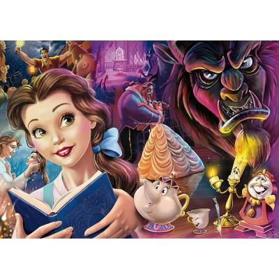 Ravensburger - Puzzle Disney Princess Beauty and the Beats - 1 000 piese