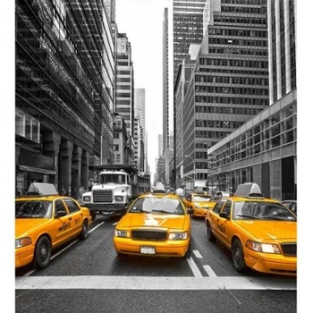 DIMEX ART s. r. o Флизелинов фототапет такси в града 225 x 250 см
