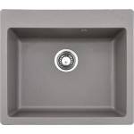 Inter Ceramic Гранитна мивка icgs 8304 gray - за монтаж върху плот (icgs 8304 gray) Мивка за вграждане