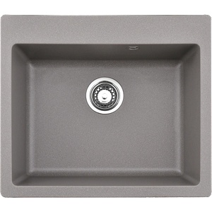Inter Ceramic Гранитна мивка icgs 8304 gray - за монтаж върху плот (icgs 8304 gray) Мивка за вграждане