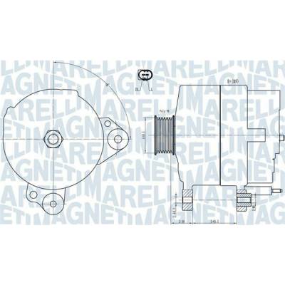 generátor MAGNETI MARELLI 063731817010