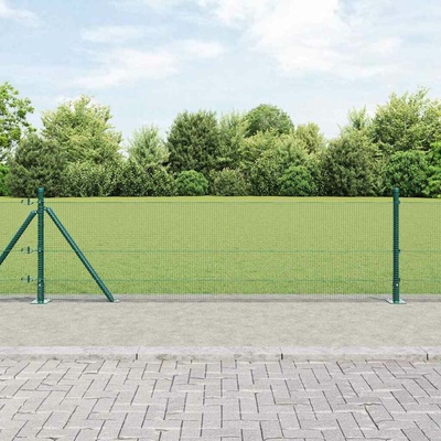 vidaXL Svařovaná drátěná plotina s betonovou základnou 25 x 0,4 m