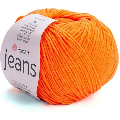Yarn Art příze YarnArt Jeans 77 oranžová
