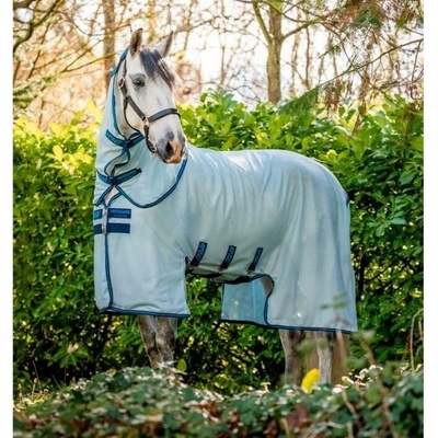 Horseware Deka proti hmyzu Amigo Bug Buster Plus s krkem azure blue navy & electric blue – Hledejceny.cz