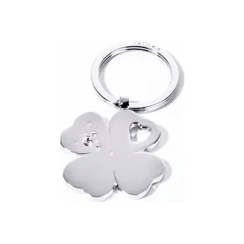 Image 1 of TROIKA Ключодържател Troika- GIRLS BEST FRIENDS "Clover", сребрист (KR9-30/CH)