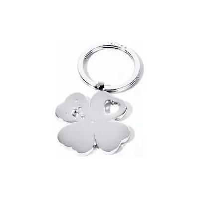 TROIKA Ключодържател Troika- GIRLS BEST FRIENDS "Clover", сребрист (KR9-30/CH)