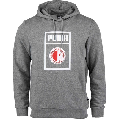 Puma Slavia Prague Graphic Hoody sivá