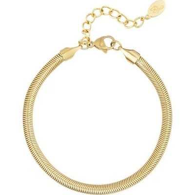 Ornamenti pozlacený náramek Thin Flat gold OOR300094