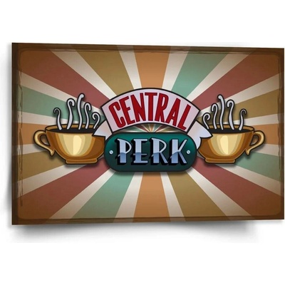 Sablio Obraz Seriál přátelé CENTRAL PERK Abstrakce - 120x80 cm