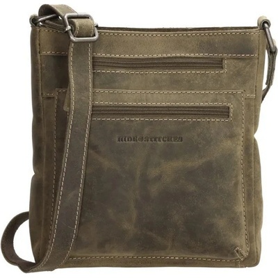 Kožená crossbody kabelka „Anne“ Zelená