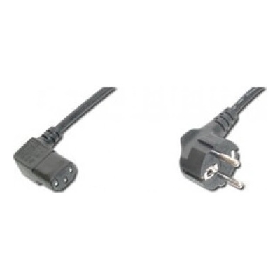 Digitus AK-440102-018-S napájecí kabel 240V, délka 1,8m CEE7pravoúhlý/IEC C13 pravoúhlý