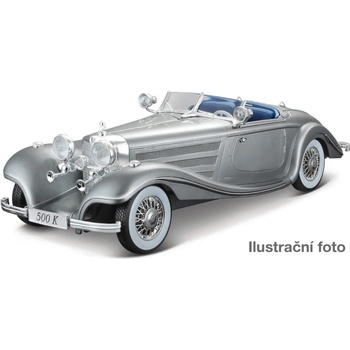 Maisto 1936 Mercedes Benz 500 K Typ Special roads termetal šedá 1:18