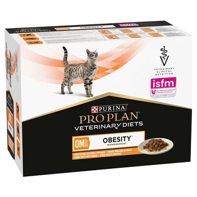 Pro Plan Veterinary Diets Feline OM St/Ox Obesity Management 10 x 85 g