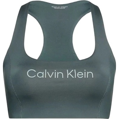 Calvin Klein Дамски сутиен Calvin Klein Medium Support Sports Bra - Сив