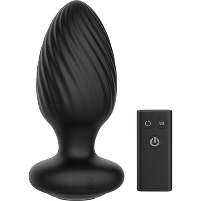 Nexus Tornado Rotating Remote Control Anal Plug Extra Large Black