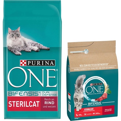 Purina One Bifensis Sterilcat hovädzie 9,75 kg