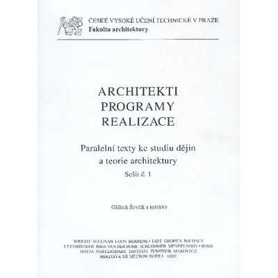 Architekti. Programy. Realizace