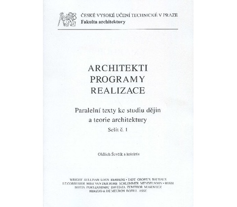 Architekti. Programy. Realizace