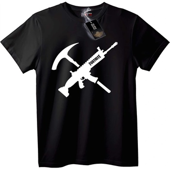 NOONEBRAND Тениска Fortnite Пикел и Пушка - M, Black