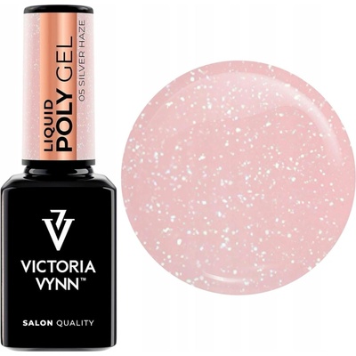 Victoria Vynn Liquid Poly gel na nehty odstín stříbrná mlha 05 15 ml