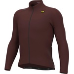 Alé Фланелка с дълъг ръкав за колоездене Alé R-EV1 Warm Race L/S Jersey Cycling jersey - Burgundy - размер 4XL (056-4348-0319)