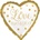 Amscan Балон от фолио златно сърце - Love Always and Forever