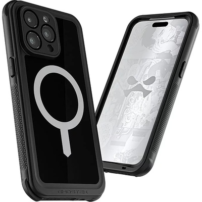 Ghostek Nautical Apple iPhone 15 Pro Max Waterproof Case with Holster Clip Black