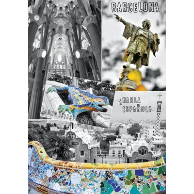 Dino Barcelona Španělsko 1000 dielov