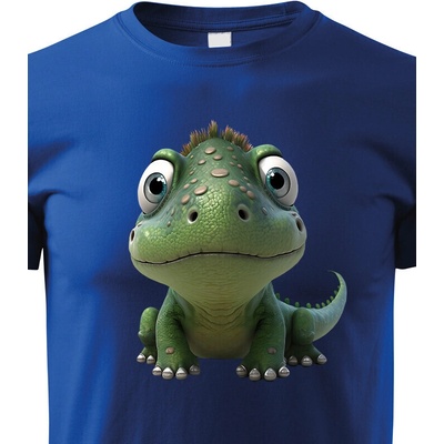 dětské triko dinosaurus modrá